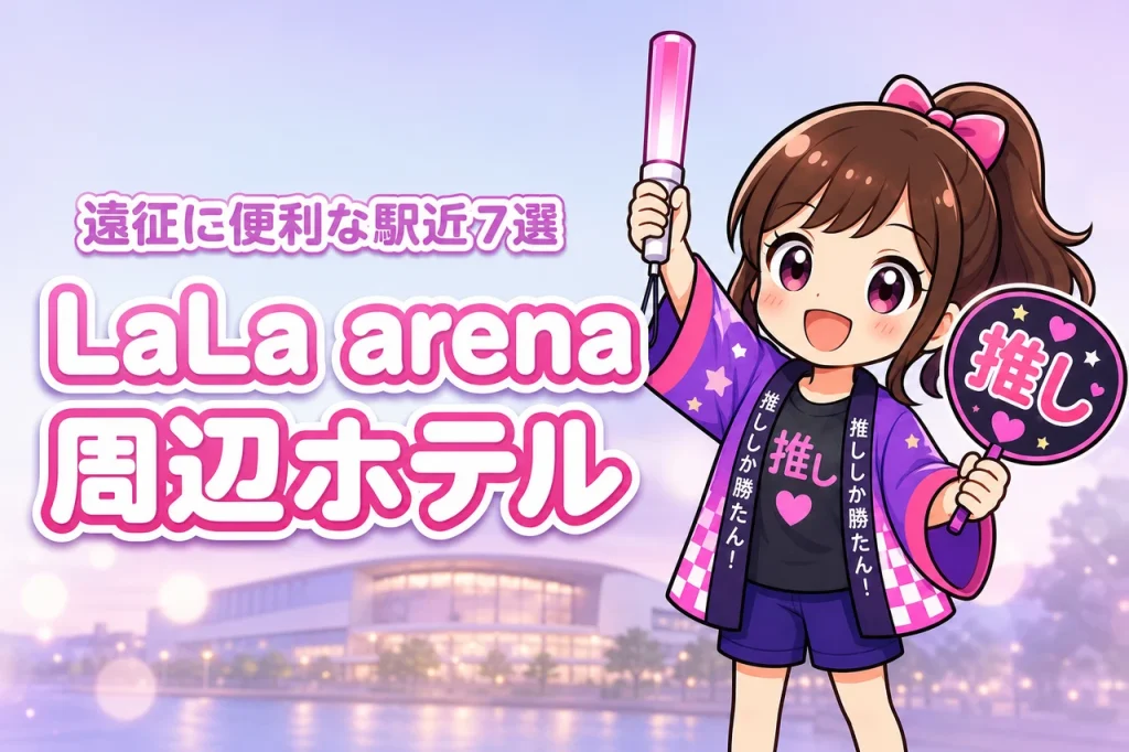 LaLa arena TOKYO-BAY周辺ホテルおすすめ7選！ライブ遠征に便利な駅近の宿を紹介
