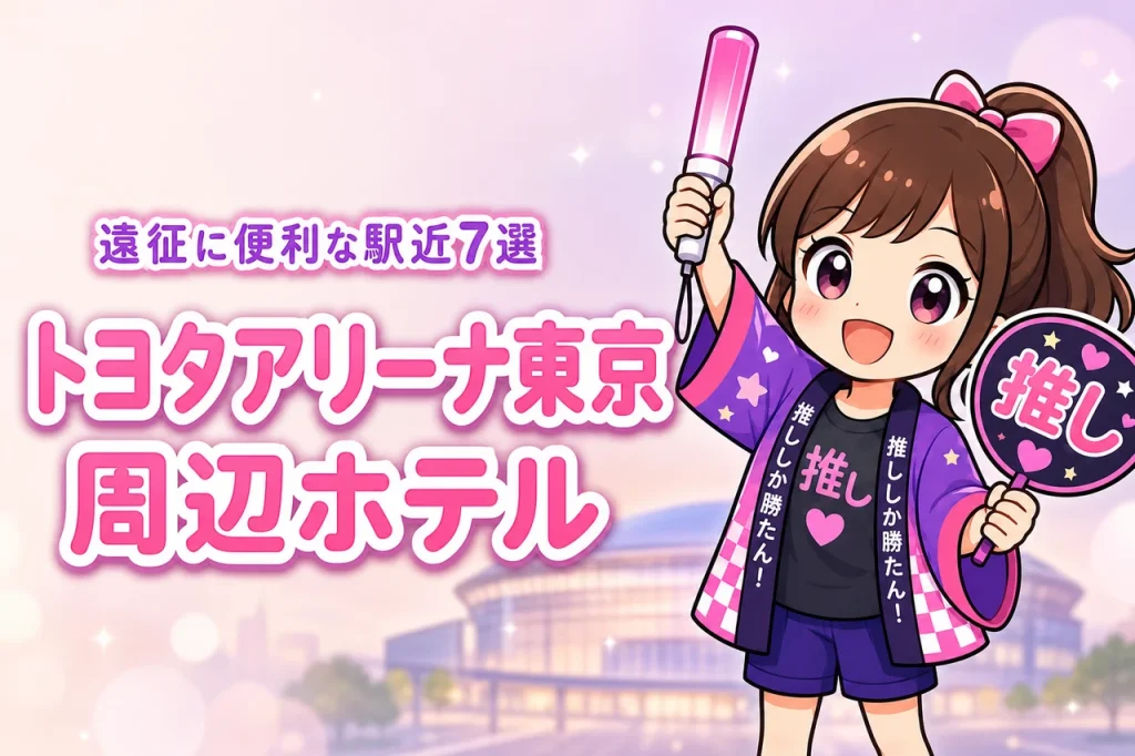 TOYOTA ARENA TOKYO周辺ホテルおすすめ7選！ライブ遠征に便利な駅近の宿を紹介