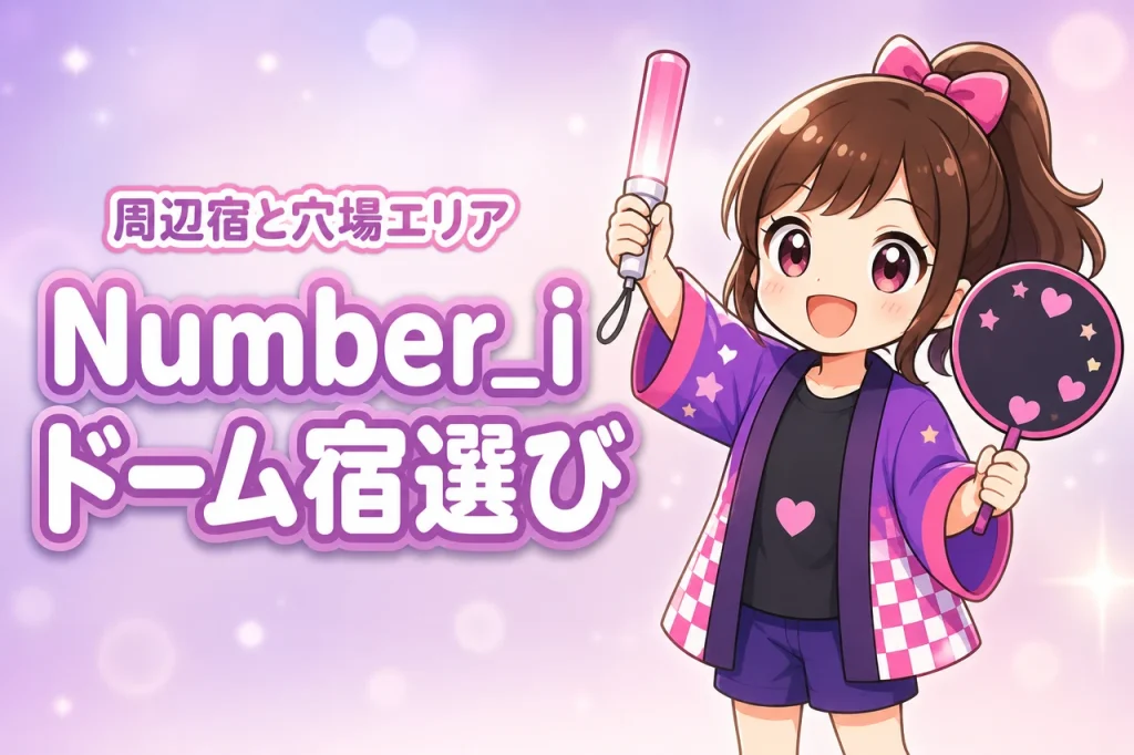 Number_i「No.III」東京ドーム公演のホテルはどこがいい？周辺宿と穴場エリアを紹介