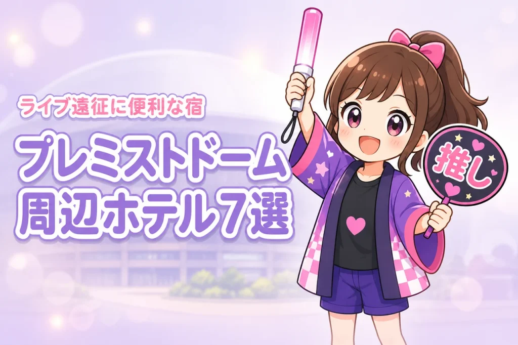 大和ハウス プレミストドーム周辺ホテルおすすめ7選！ライブ遠征に便利な駅近の宿を紹介